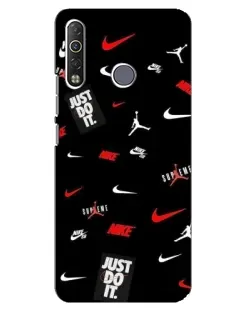 Чехол для TECNO Camon 12 Air CC6 с картинкой «Nike Mix Pattern»