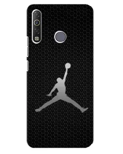 Чехол для TECNO Camon 12 Air CC6 с картинкой «Jordan Dark Carbon»