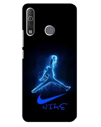 Чехол для TECNO Camon 12 Air CC6 с картинкой «Jordan Neon Blue» Чехол для TECNO Camon 12 Air CC6 с картинкой «Jordan Neon Blue»
