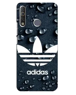 Чехол для TECNO Camon 12 Air CC6 с картинкой «Adidas Trefoil Blue»