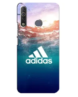 Чехол для TECNO Camon 12 Air CC6 с картинкой «Океанская глубина адидас»