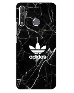 Чехол для TECNO Camon 12 Air CC6 с картинкой «Белый мрамор Adidas»