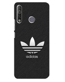 Чехол для TECNO Camon 12 Air CC6 с картинкой «Adidas Карбоновая текстура»
