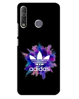 Чехол для TECNO Camon 12 Air CC6 с картинкой «Взрыв красок Adidas»