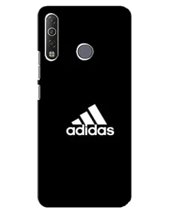 Чехол для TECNO Camon 12 Air CC6 с картинкой «Черная классика Adidas»