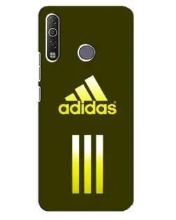 Чехол для TECNO Camon 12 Air CC6 с картинкой «Оливковый градиент Adidas»
