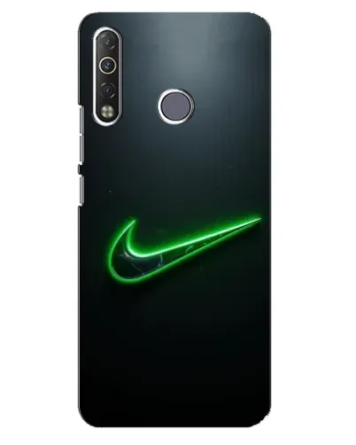 Чехол для TECNO Camon 12 Air CC6 с картинкой «Неоновый контур Nike» Чехол для TECNO Camon 12 Air CC6 с картинкой «Неоновый контур Nike»