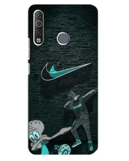 Чехол для TECNO Camon 12 Air CC6 с картинкой «Спортивный арт Nike»