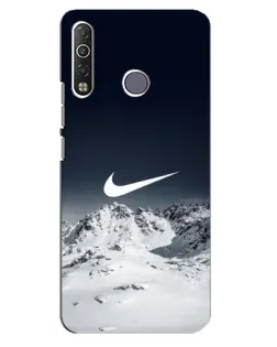 Чехол для TECNO Camon 12 Air CC6 с картинкой «Nike — зимние горы»
