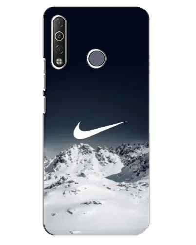 Чехол для TECNO Camon 12 Air CC6 с картинкой «Nike — зимние горы» Чехол для TECNO Camon 12 Air CC6 с картинкой «Nike — зимние горы»