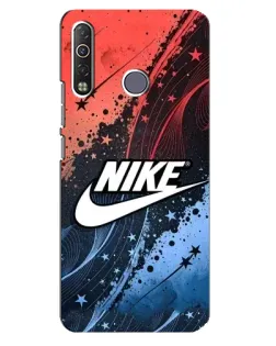 Чехол для TECNO Camon 12 Air CC6 с картинкой «Градиентный принт Найк»
