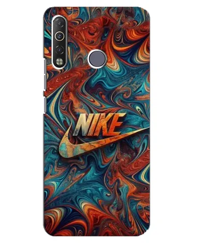 Чехол для TECNO Camon 12 Air CC6 с картинкой «Nike в абстракции» Чехол для TECNO Camon 12 Air CC6 с картинкой «Nike в абстракции»