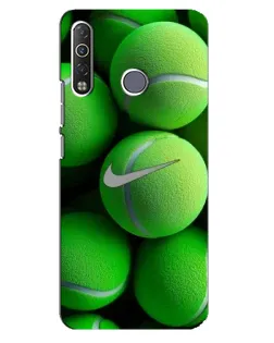 Чехол для TECNO Camon 12 Air CC6 с картинкой «Теннисные мячи Найк»