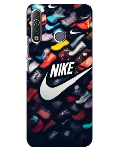 Чехол для TECNO Camon 12 Air CC6 с картинкой «Коллекция кроссовок Nike»