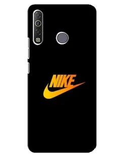 Чохол для TECNO Camon 12 Air CC6 з картинкою «Золотий логотип Nike»