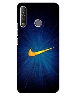 Чохол для TECNO Camon 12 Air CC6 з картинкою «Синій пульс Nike»