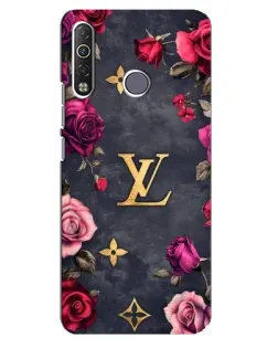 Чехол для TECNO Camon 12 Air CC6 с картинкой «Цветочный Louis Vuitton»