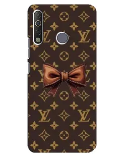 Чехол для TECNO Camon 12 Air CC6 с картинкой «LV с бантом»