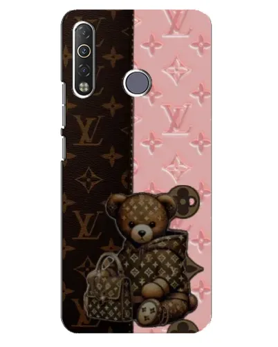 Чехол для TECNO Camon 12 Air CC6 с картинкой «Мишка в стиле LV» Чехол для TECNO Camon 12 Air CC6 с картинкой «Мишка в стиле LV»