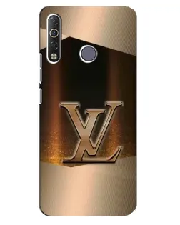Чехол для TECNO Camon 12 Air CC6 с картинкой «LV — золотое сияние»