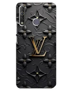 Чехол для TECNO Camon 12 Air CC6 с картинкой «Кожаная текстура LV»
