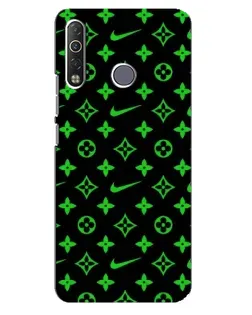 Чехол для TECNO Camon 12 Air CC6 с картинкой «Неоновый принт LV»