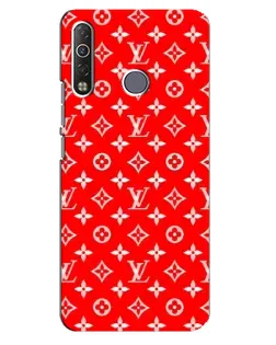 Чехол для TECNO Camon 12 Air CC6 с картинкой «Яркий паттерн LV»