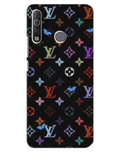 Чехол для TECNO Camon 12 Air CC6 с картинкой «Цветная монограмма LV»