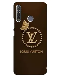 Чехол для TECNO Camon 12 Air CC6 с картинкой «LV — золотая печать»