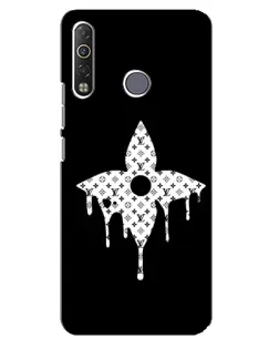 Чехол для TECNO Camon 12 Air CC6 с картинкой «Цветочная монограмма»