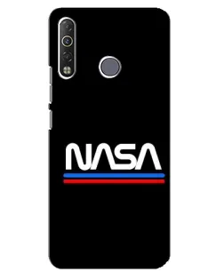 Чехол для TECNO Camon 12 Air CC6 с картинкой «NASA — классика Red Blue»