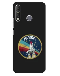 Чехол для TECNO Camon 12 Air CC6 с картинкой «NASA — эмблема миссии»