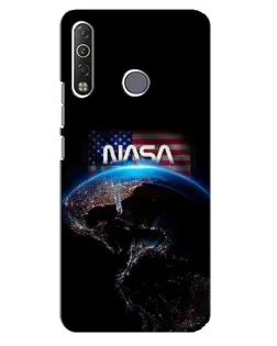 Чехол для TECNO Camon 12 Air CC6 с картинкой «Земля из космоса NASA»