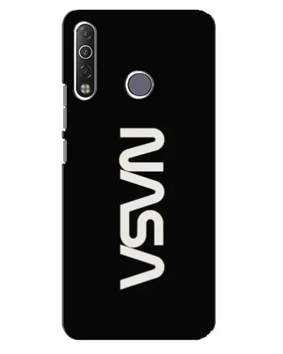 Чехол для TECNO Camon 12 Air CC6 с картинкой «NASA — вертикальный логотип» Чехол для TECNO Camon 12 Air CC6 с картинкой «NASA — вертикальный логотип»