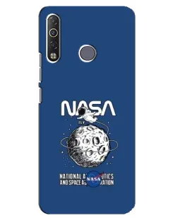 Чехол для TECNO Camon 12 Air CC6 с картинкой «NASA — лунная миссия»