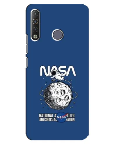 Чехол для TECNO Camon 12 Air CC6 с картинкой «NASA — лунная миссия» Чехол для TECNO Camon 12 Air CC6 с картинкой «NASA — лунная миссия»