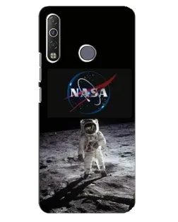 Чехол для TECNO Camon 12 Air CC6 с картинкой «Астронавт на Луне»