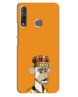 Чехол для TECNO Camon 12 Air CC6 с картинкой «Золотая обезьяна Bored Ape» Чехол для TECNO Camon 12 Air CC6 с картинкой «Золотая обезьяна Bored Ape»