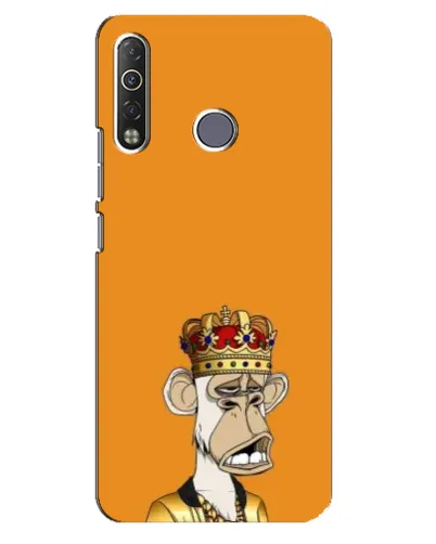 Чехол для TECNO Camon 12 Air CC6 с картинкой «Золотая обезьяна Bored Ape» Чехол для TECNO Camon 12 Air CC6 с картинкой «Золотая обезьяна Bored Ape»