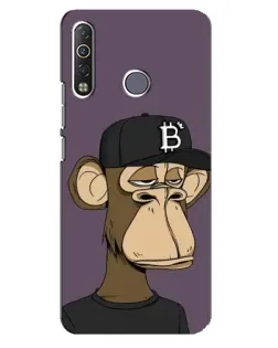 Чехол для TECNO Camon 12 Air CC6 с картинкой «Bored Ape в кепке»