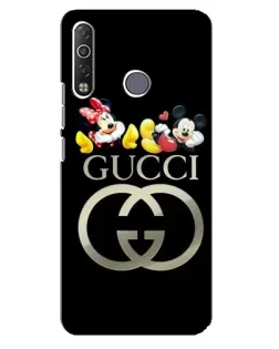 Чехол для TECNO Camon 12 Air CC6 с картинкой «Gucci — герои Disney»