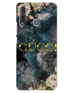 Чехол для TECNO Camon 12 Air CC6 с картинкой «Абстрактные цветы Gucci»