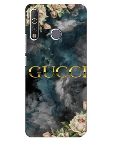 Чехол для TECNO Camon 12 Air CC6 с картинкой «Абстрактные цветы Gucci»