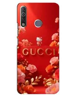Чехол для TECNO Camon 12 Air CC6 с картинкой «Gucci — золотой сад»