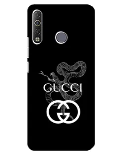 Чехол для TECNO Camon 12 Air CC6 с картинкой «Gucci — серебряная змея»