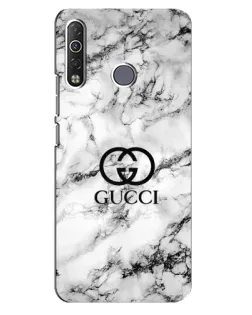 Чехол для TECNO Camon 12 Air CC6 с картинкой «Gucci — мраморный шик»