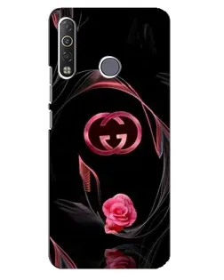 Чехол для TECNO Camon 12 Air CC6 с картинкой «Gucci — неоновая роза»
