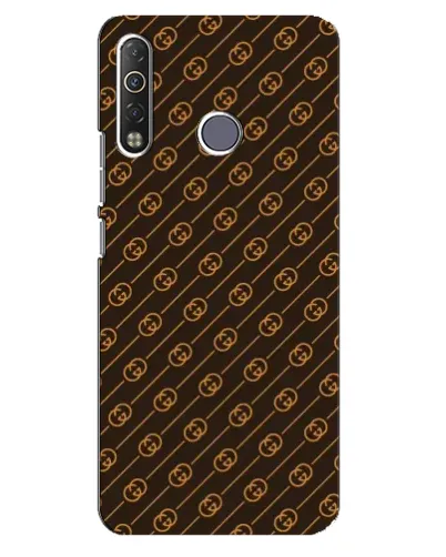 Чехол для TECNO Camon 12 Air CC6 с картинкой «Gucci — золотые диагонали» Чехол для TECNO Camon 12 Air CC6 с картинкой «Gucci — золотые диагонали»