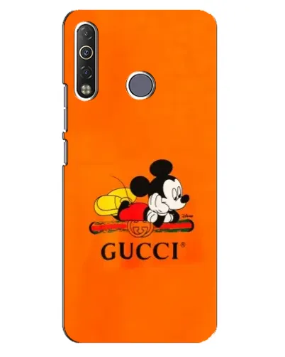 Чехол для TECNO Camon 12 Air CC6 с картинкой «Микки Маус Gucci — оранж» Чехол для TECNO Camon 12 Air CC6 с картинкой «Микки Маус Gucci — оранж»