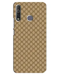 Чехол для TECNO Camon 12 Air CC6 с картинкой «Gucci — классический беж»